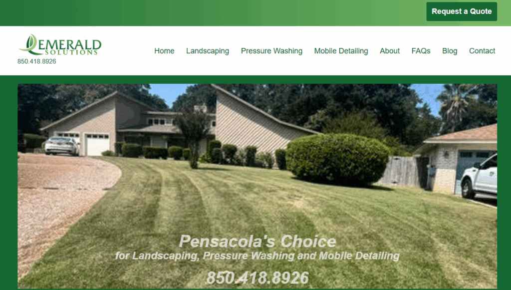 Website in Pensacola