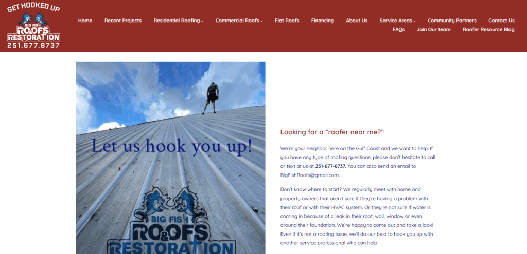 website design in Baldwin County