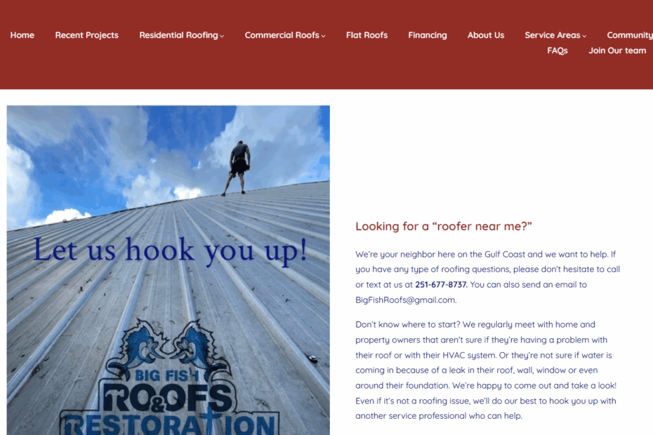 website design in Baldwin County